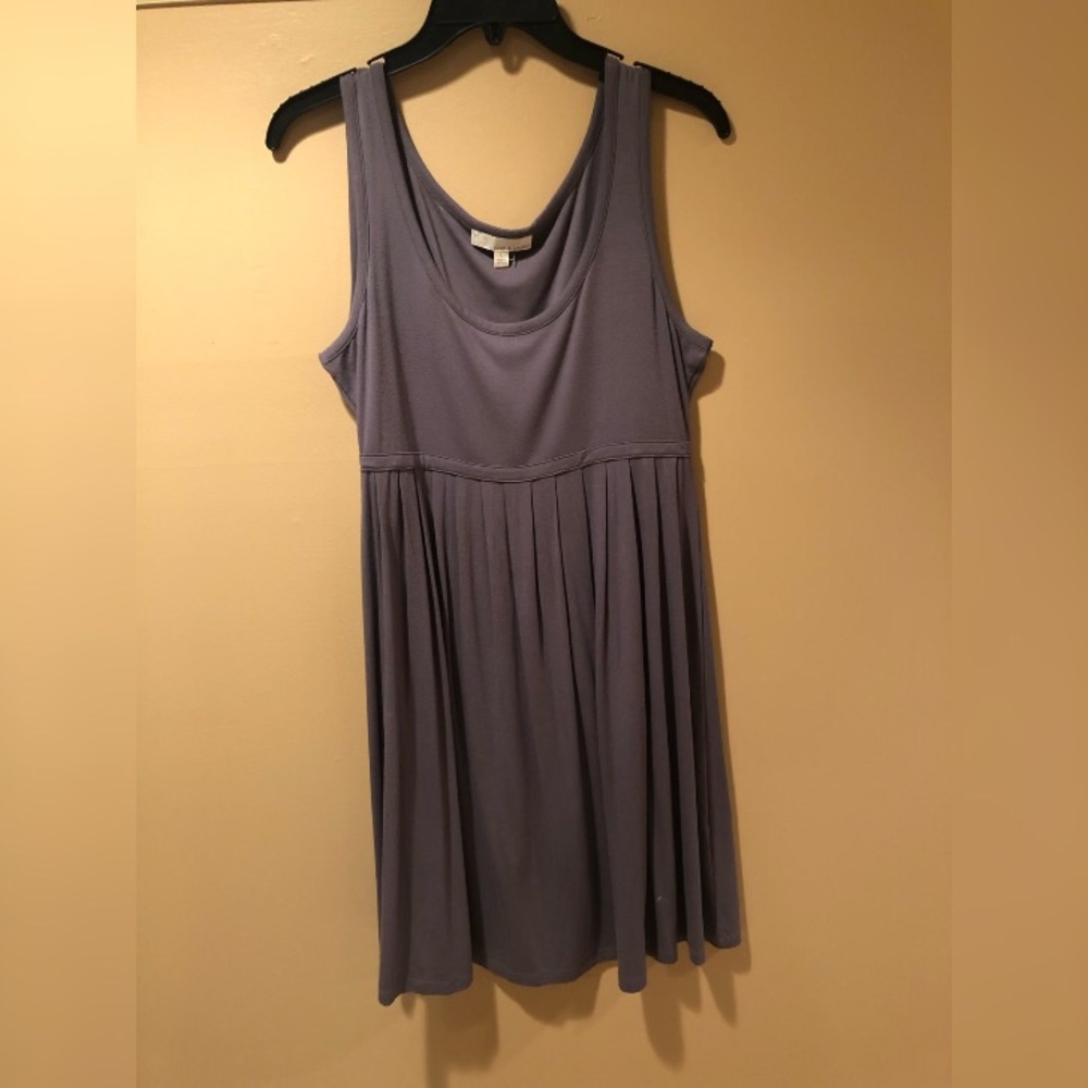 Lucy and Laurel Gray midlength sleeveless dress